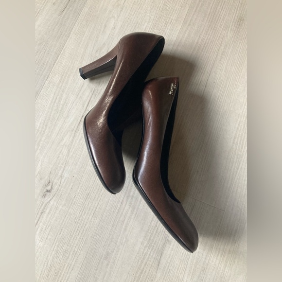 Gucci - used - BROWN LEATHER - size 41 - 10.5. - Picture 4 of 16